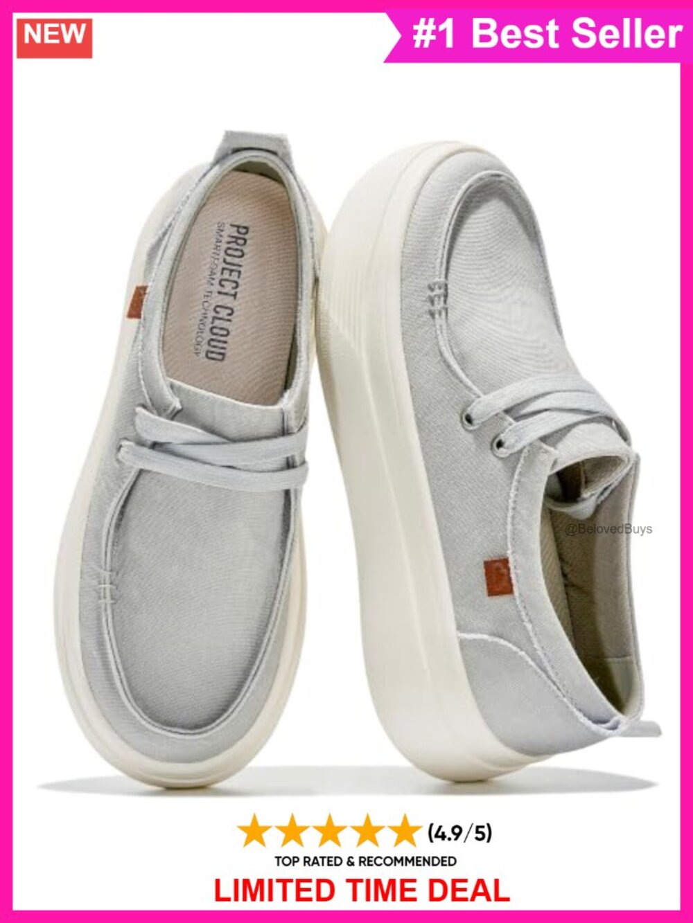 Platform Loafers for Women Slip On Comfort Sneakers